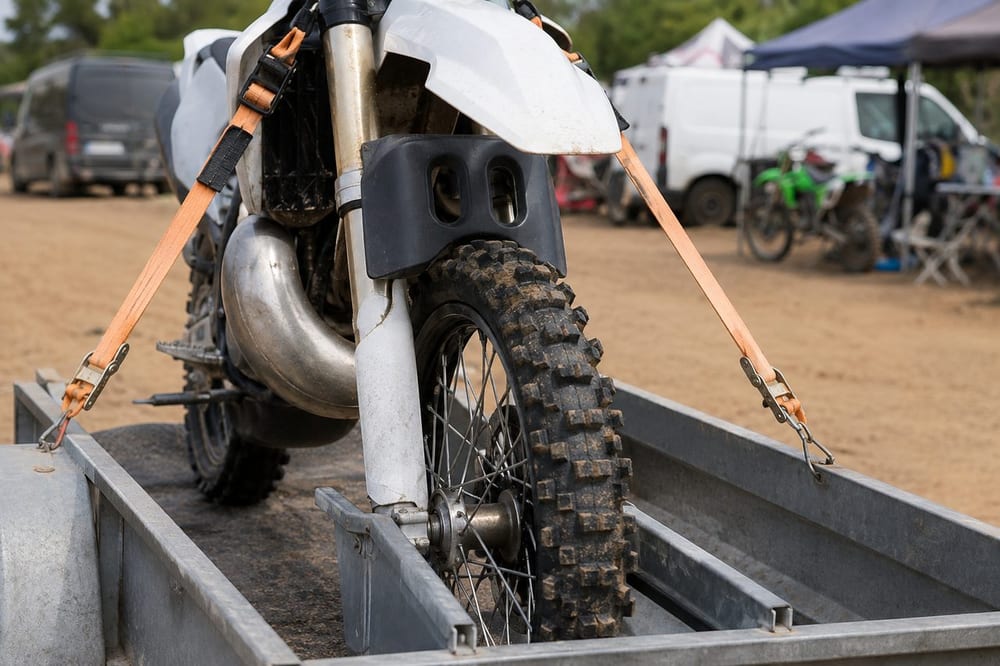 Bloque fourche motocross: différence entre bloc transport et kit départ