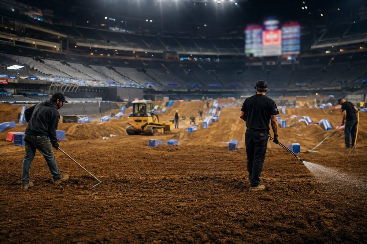 Calendrier Supercross US 2025 : dates, zones 250, résultats et lecture de saison